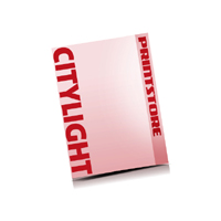  4 färbige Plakate Citylight-Format 1185x1750mm einseitige Plakate (beidseitiger Konterdruck)