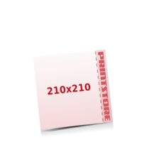 1 Perforationslinie  210x210mm Flugblätter mit bis zu  6 Druckfarben drucken einseitiger Online-Druck Flugblätter mit Perforierung