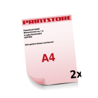  A4 (210x297mm) Personalisierung, Schwarz der Euroskala Briefpapiere mit bis zu  6 Druckfarben drucken beidseitiger Druck beidseitige Personalisierung