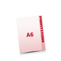  A6 (105x148mm) Flugblätter mit bis zu  6 Druckfarben drucken einseitiger Online-Druck