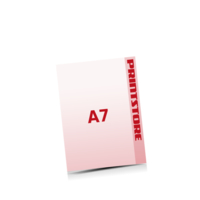  A7 (74x105mm) Flugblätter mit bis zu  5 Druckfarben drucken einseitiger Online-Druck