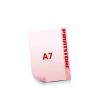 A7 (74x105mm) Flugblätter mit bis zu  5 Druckfarben drucken beidseitiger Online-Druck