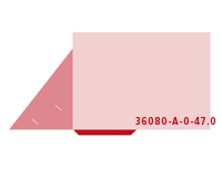 eingeklebte Visitenkarten Tasche Stanzwerkzeug 36080-A-(0)-47.0 Mappen-Füllhöhe: 0mm Flügelmappen einseitig drucken & stanzen