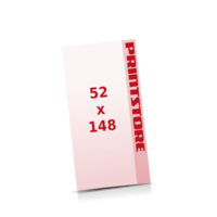 52x148mm Flugblätter mit bis zu  6 Druckfarben drucken einseitiger Online-Druck