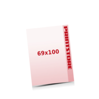 69x100mm Flugblätter mit bis zu  6 Druckfarben drucken einseitiger Online-Druck