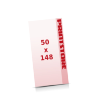 50x148mm Flugblätter mit bis zu  6 Druckfarben drucken einseitiger Online-Druck