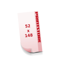 52x148mm Flugblätter mit bis zu  6 Druckfarben drucken beidseitiger Online-Druck