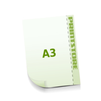 1 Perforationslinie  A3 (297x420mm) Flyer mit bis zu  6 Druckfarben bedrucken beidseitiger Flyerdruck Flyer mit Perforierung