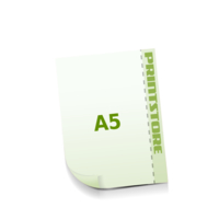 1 Perforationslinie  A5 (148x210mm) Flyer mit bis zu  6 Druckfarben bedrucken beidseitiger Flyerdruck Flyer mit Perforierung