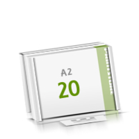 in Microwellkarton Schreibtisch-Unterlagen mit  20 Blättern
