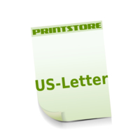  US-Letter (216x279mm) Geschäftspapiere mit bis zu  6 Druckfarben bedrucken beidseitiger Druck