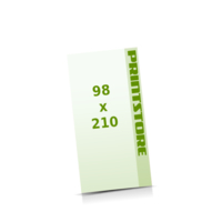  DIN Lang (98x210mm) Flyer mit bis zu  6 Druckfarben bedrucken einseitiger Flyerdruck