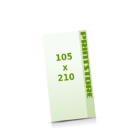  DIN Lang (105x210mm) Flyer mit bis zu  6 Druckfarben bedrucken einseitiger Flyerdruck