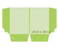 Stanzkontur 1010-(1)-20.12 Mappen-Füllhöhe: 12mm Angebotsmappen einseitig drucken & stanzen