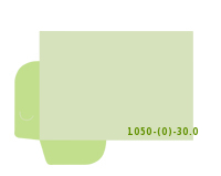 Stanzkontur 1050-(0)-30.0 Mappen-Füllhöhe: 0mm Angebotsmappen einseitig drucken & stanzen