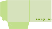 Stanzkontur 1063-(6)-26.6 Mappen-Füllhöhe: 6mm Angebotsmappen einseitig drucken & stanzen