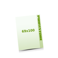 69x100mm Flyer mit bis zu  6 Druckfarben bedrucken einseitiger Flyerdruck