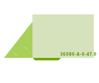 eingeklebte Visitenkarten Tasche Stanzkontur 36080-A-(0)-47.0 Mappen-Füllhöhe: 0mm Mappen einseitig drucken stanzen, kleben & falten