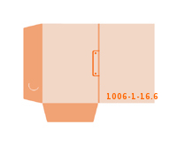 eingeklebte CD-ROM Tasche Stanzform 1006-(1)-16.6 Mappen-Füllhöhe: 6mm Angebotsmappen beidseitig drucken stanzen & falten