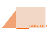 eingeklebte CD-ROM Tasche Stanzform 36080-A-(0)-47.0 Mappen-Füllhöhe: 0mm Flügelmappen beidseitig drucken stanzen, kleben & falten