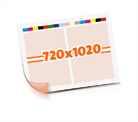 Druckbogen drucken  1-6 färbige Druckbogen ausgeschossener Druckbogen Bogenformat 720x1020mm beidseitig bedruckte Druckbogen