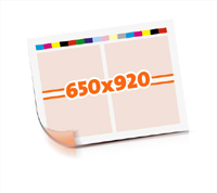 Druckbogen drucken  1-6 färbige Druckbogen ausgeschossener Druckbogen Bogenformat 650x920mm beidseitig bedruckte Druckbogen