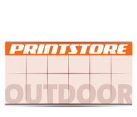  1-5 färbige Outdoor-Plakate 24/1 Großflächen-Plakat (2380x5040mm)  12 Plakate  A0 überlappend plakatiert einseitige Großflächen-Plakate