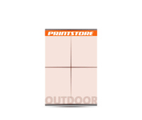  1-5 färbige Outdoor-Plakate 8/1 Großflächen-Plakat (1680x2380mm)  4 Plakate  A0 überlappend plakatiert einseitige Großflächen-Plakate