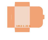 eingeklebte Schnellheftmechanik Stanzform 1012-(1)-22.6 Mappen-Füllhöhe: 6mm Mappen einseitig drucken & stanzen