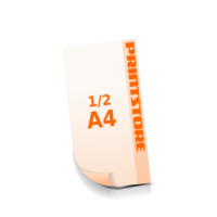 ½ A4 (105x297mm) Digitaldruck Flyer Digitaldruck 1- oder 4-färbig drucken 