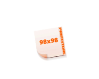  98x98mm Digitaldruck Flyer Digitaldruck 1- oder 4-färbig drucken 