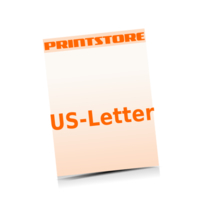  US-Letter (216x279mm) Digitaldruck Briefpapiere Digitaldruck 1- oder 4-färbig drucken einseitiger Druck