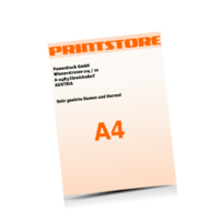  A4 (210x297mm) Personalisierung, CMYK der Euroskala Digitaldruck Briefpapiere Digitaldruck 1- oder 4-färbig drucken einseitiger Druck einseitige Personalisierung