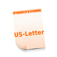  US-Letter (216x279mm) Digitaldruck Briefpapiere Digitaldruck 1- oder 4-färbig drucken beidseitiger Druck