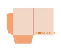 Stanzform 1008-(1)-18.12 Mappen-Füllhöhe: 12mm Angebotsmappen einseitig drucken stanzen & falten