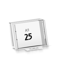 2-krát dierovanie obal z kartónu pre kalendára alebo podložky 25 popisovacích listov stránok na 1 zápisník jednostranně tlačený zápisník
