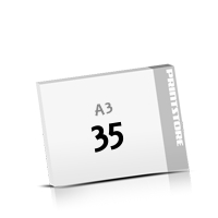 35 Blatt per Block einseitig bedruckter Block 