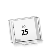 2-krát dierovanie obal z kartónu pre kalendára alebo podložky 25 popisovacích listov stránok na 1 zápisník obojstranně tlačený zápisník
