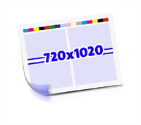 Druckbogen herstellen  1-6 färbige Druckbogen ausgeschossener Druckbogen Bogenformat 720x1020mm beidseitig bedruckte Druckbogen