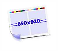 Druckbogen herstellen  1-6 färbige Druckbogen ausgeschossener Druckbogen Bogenformat 650x920mm beidseitig bedruckte Druckbogen