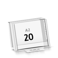 afdeklijsten in flat package 20 Blad per Bureau pad 