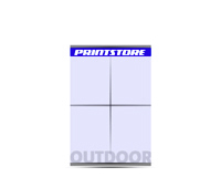 1-5 färbige Outdoorplakate 8/1 Großflächenplakat (1680x2380mm)  4 Plakate  A0 überlappend plakatiert einseitige Großflächenplakate