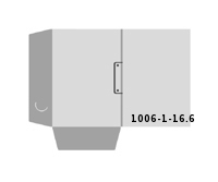 Stanzkontur 1006-(1)-16.6 Präsentationsmappen-Füllhöhe: 6mm einseitig bedruckte, gestanzte Präsentationsmappen