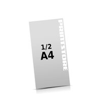  ½ A4 (105x297mm) 1- nebo 4-barevné tisk letáků 
