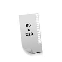  DIN dlouhý (98x210mm) 1- nebo 4-barevné tisk letáků 
