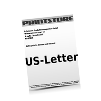  US-Letter (216x279mm) Personalisierung, CMYK der Euroskala Digitaldruck Briefpapiere Digitaldruck 1- oder 4-färbig drucken einseitig bedruckte Digitaldruck Briefpapiere einseitig personalisiert