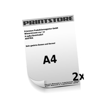  A4 (210x297mm) Personalisierung, Schwarz der Euroskala Digitaldruck Briefpapiere Digitaldruck 1- oder 4-färbig drucken beidseitig bedruckte Digitaldruck Briefpapiere beidseitig personalisiert
