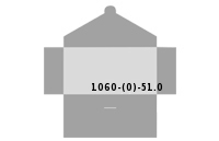 Stanzkontur 1060-(0)-51.0 Präsentationsmappen-Füllhöhe: 0mm einseitig bedruckte, gestanzte Präsentationsmappen
