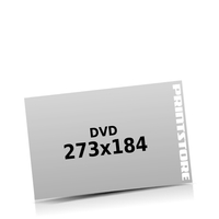 DVD (273x184mm)  1-6 färbiger Flyerdruck Euroskala, HKS-Sonderfarben oder Pantone-Sonderfarben einseitig bedruckte Flyer