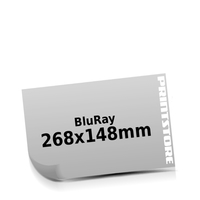 Blu-ray (268x148mm)  1-6 färbiger Online-Druck Euroskala, HKS-Schmuckfarben oder Pantone-Schmuckfarben beidseitig bedruckte Flugblätter
